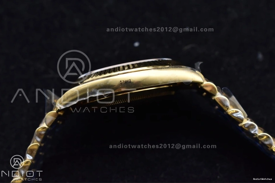 ARF Bracelet VR3255 President Black Weight) Crystal (Gain Best Date Day YG 1:1 Soft 228238 40 On Dial 656 Edition 0124